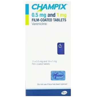 Champix tablets box