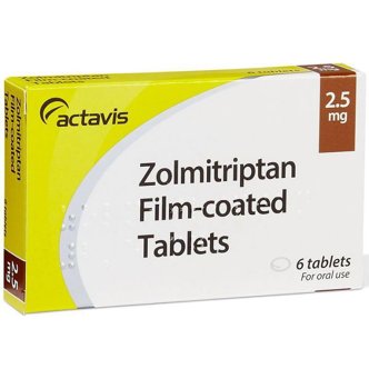 buy zolmitriptan 2.5mg 6 tablets for migraine relief