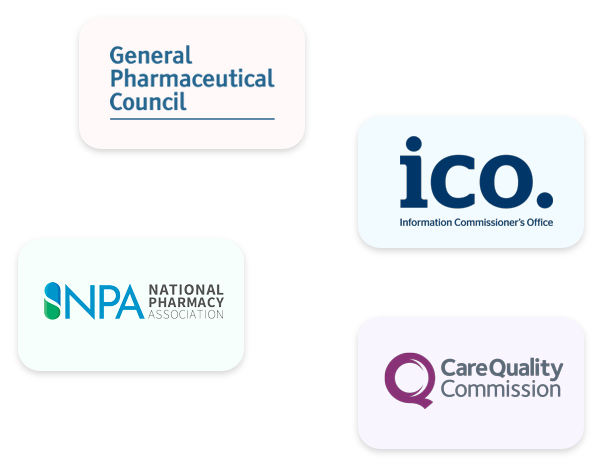 Care Quality Commission ICO NPA GPC logos