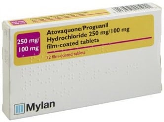 Atovaquone/Proguanil Hydrochloride 250mg - buy antimalarilas online