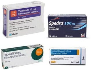 ED starter pack tablets - Spedra - vardenafil - tadalafil - sildenafil