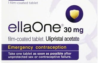 ellaOne film-coated tablet