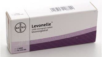 Levonelle tablet box