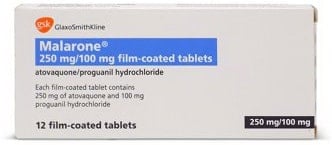 Malarone Film Coated Tablets 250mg - buy malaria protection