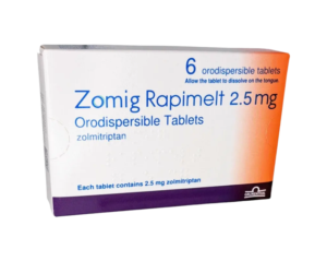 zomig rapimelt 2.5mg 6 tablets for migraine relief