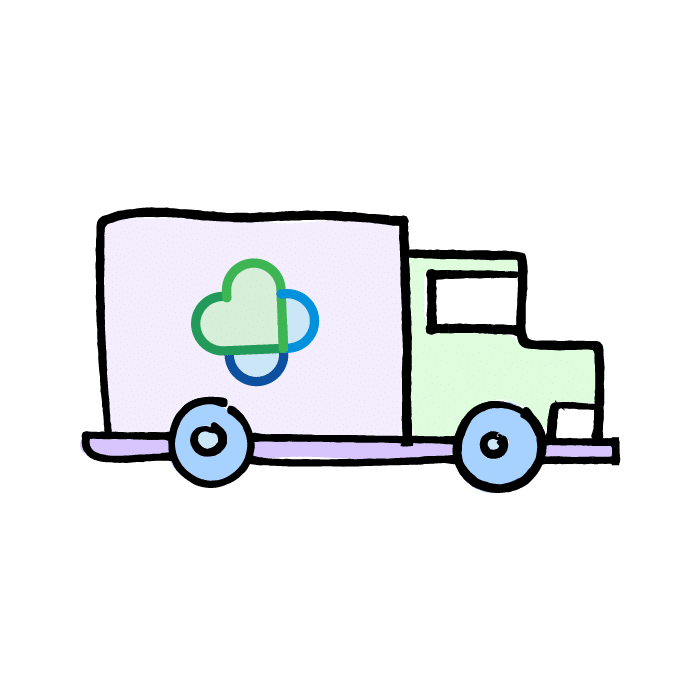 delivery truck - myFamilyChemist Rewards