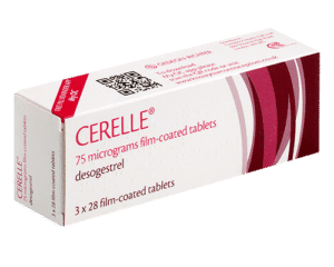Cerelle 75mg tablets - buy contraception online in the UK