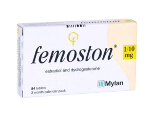 Femoston 1/10mg tablets packaging - buy HRT online
