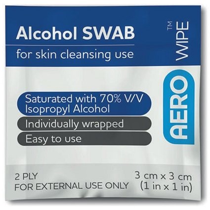 buy aero alchohol swabs online in the UK