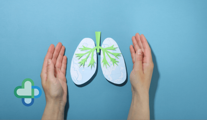 lungs on blue background - buy zyban online