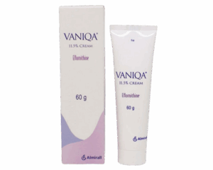 vaniqa facial hair cream product