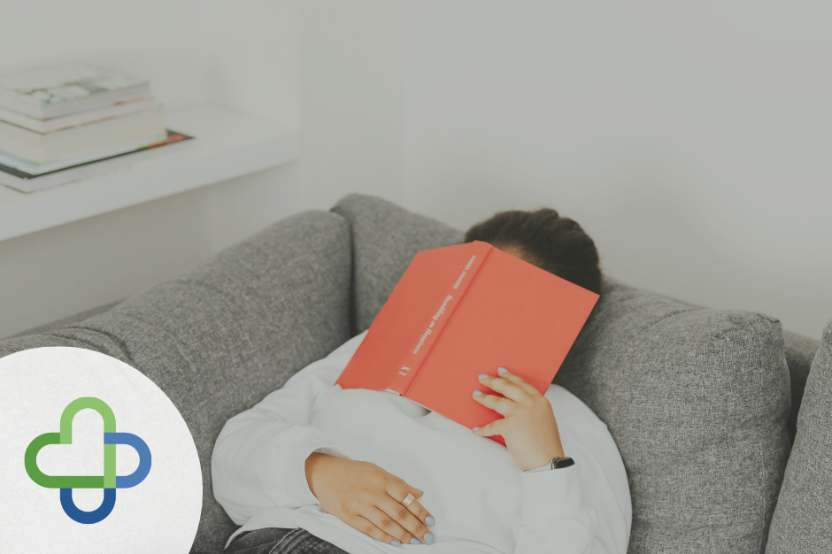 woman sleeping on the sofa