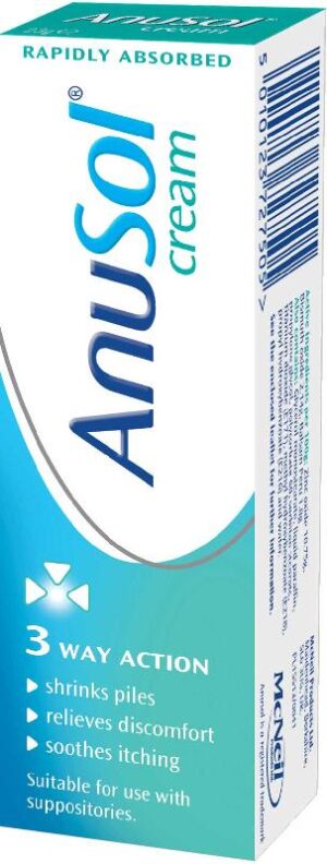 Anusol Cream 2.14g/10.75g (23g)