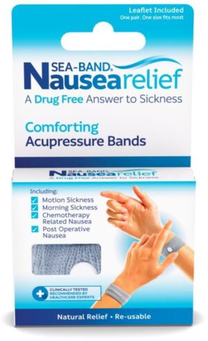 Sea-Band Travel Sickness Wrist Band (Pack of 2)