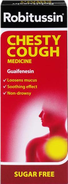 Robitussin 100mg/5ml Chesty Cough Oral Solution (100ml)