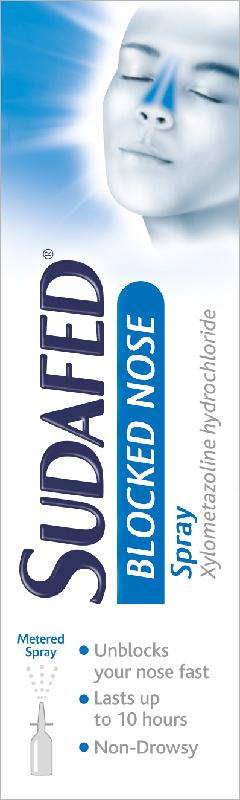 Sudafed Blocked Nose 0.1% Nasal Spray (15ml)