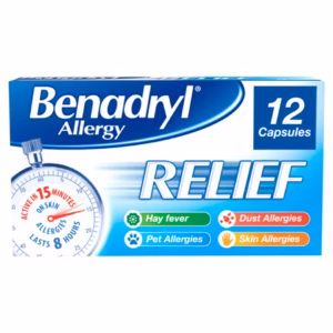 Benadryl Allergy Relief Capsules (12)