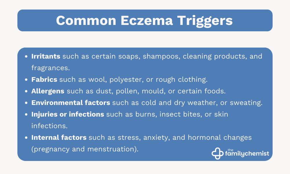 common eczema triggers