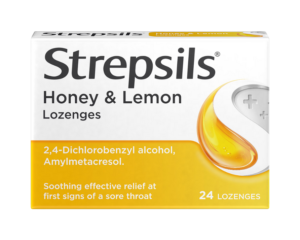 Strepsils Throat Lozenges Honey and Lemon (24 & 36)