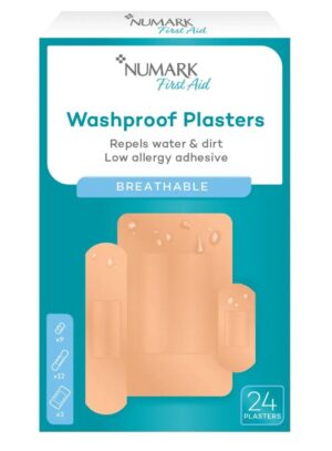 Numark Plasters Washproof Assorted (24)