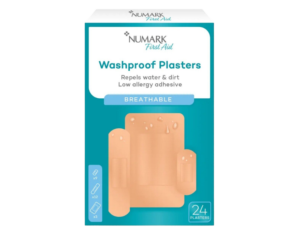 Numark Plasters Washproof Assorted (24)