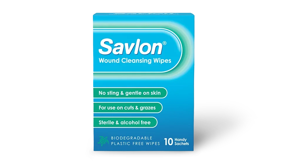 Savlon Wound Cleansing Wipe Sachets (10)