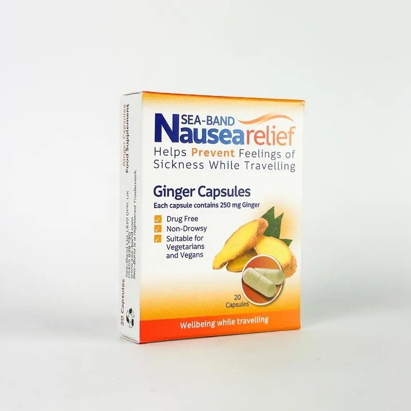 Sea-Band Ginger Capsules (20 Capsules)