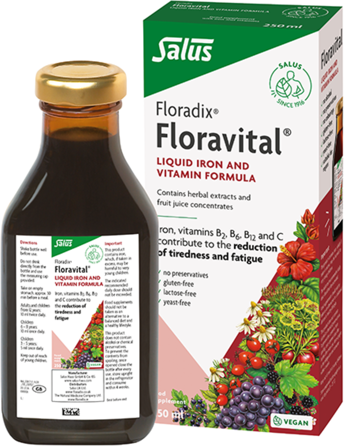 Floravital Liquid Iron And Vitamin Formula (250ml)