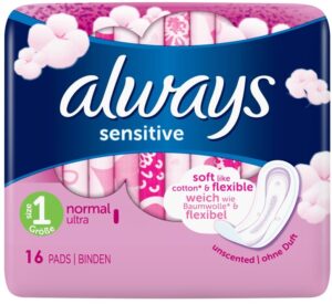Always Sensitive Normal Ultra Sanitary Pads Size 1 (16)