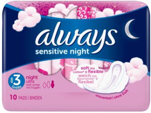 Always Sensitive Normal Ultra Winged Sanitary Pads Size 3 (10)