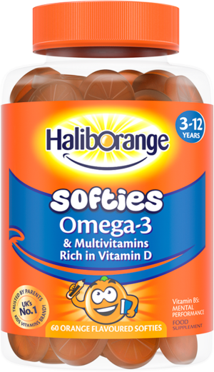 Haliborange Omega-3 & Multivitamin Softies Orange (30)