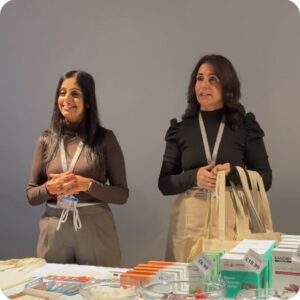 Nikita and Katie at David Lloyd community event