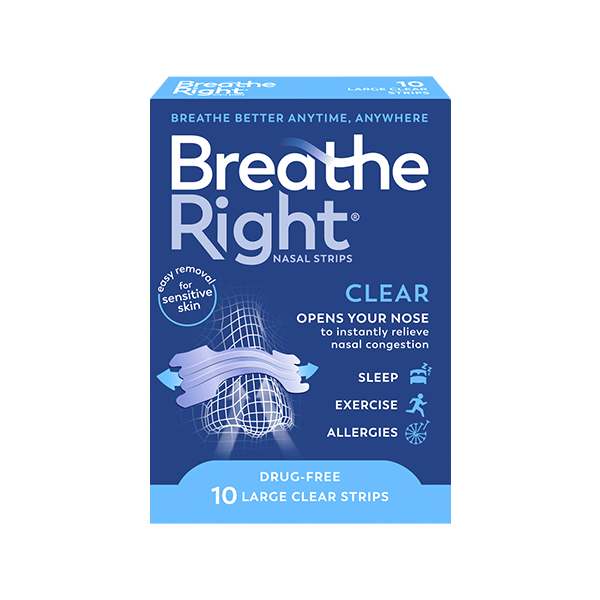 Breathe Right Clear Nasal Strips (10)