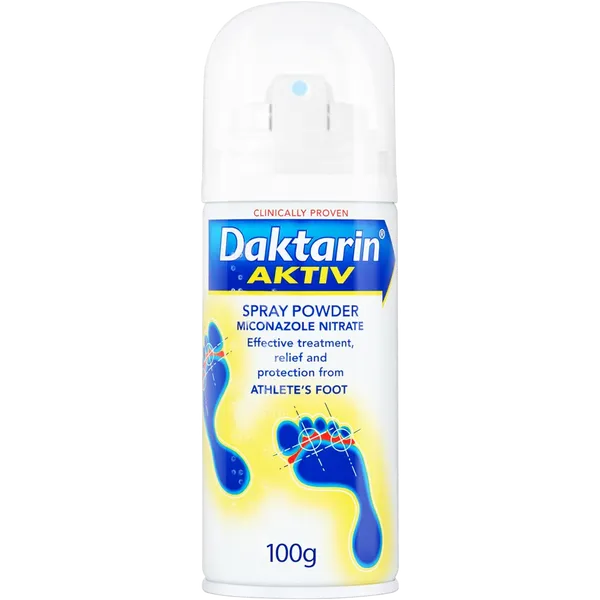 Daktarin Aktiv Spray Powder 0.16% w/w (100g)