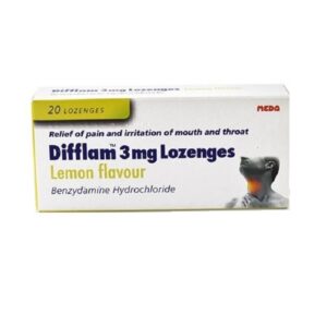 Difflam Lemon Lozenges 3mg (20)