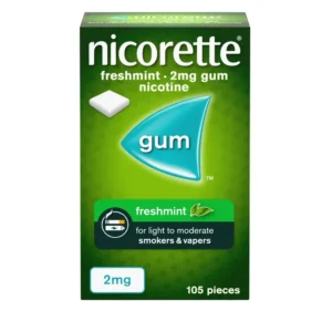 Nicorette Freshmint Chewing Gum (2mg)