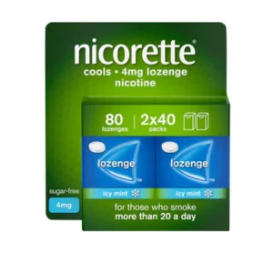 Nicorette Mint Lozenges 4mg (80 Lozenges)
