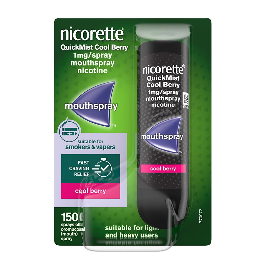 Nicorette Mouthspray Quickmist Berry (1mg)