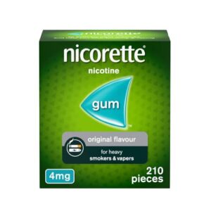 Nicorette Original Gum 4mg (210 Pieces)