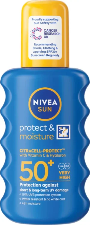 Nivea Sun Protect & Moisturise SPF50+ (200ml)