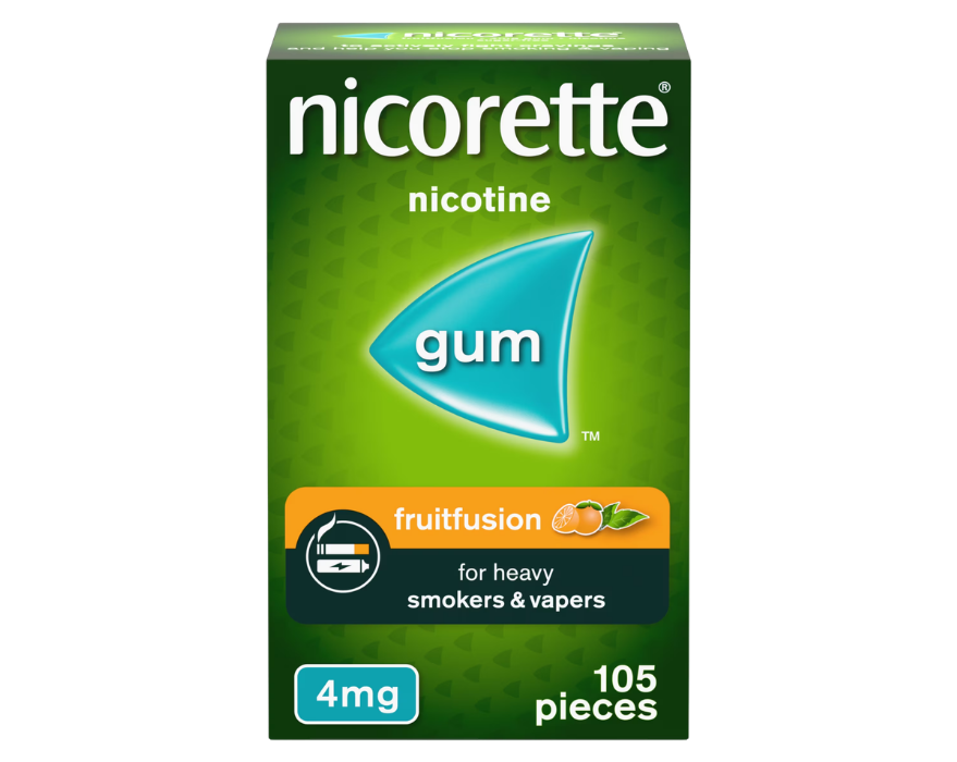 Product Pic - nicorette fruitfusion gum 4mg