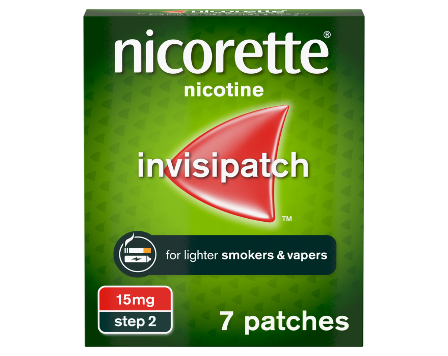 Nicorette Invisi Patches 15mg (7 Patches)