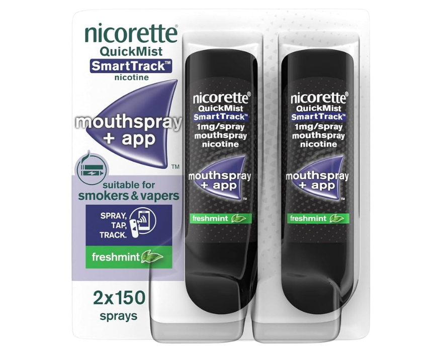 Nicorette QuickMist SmartTrack Mouthspray Duo 1mg