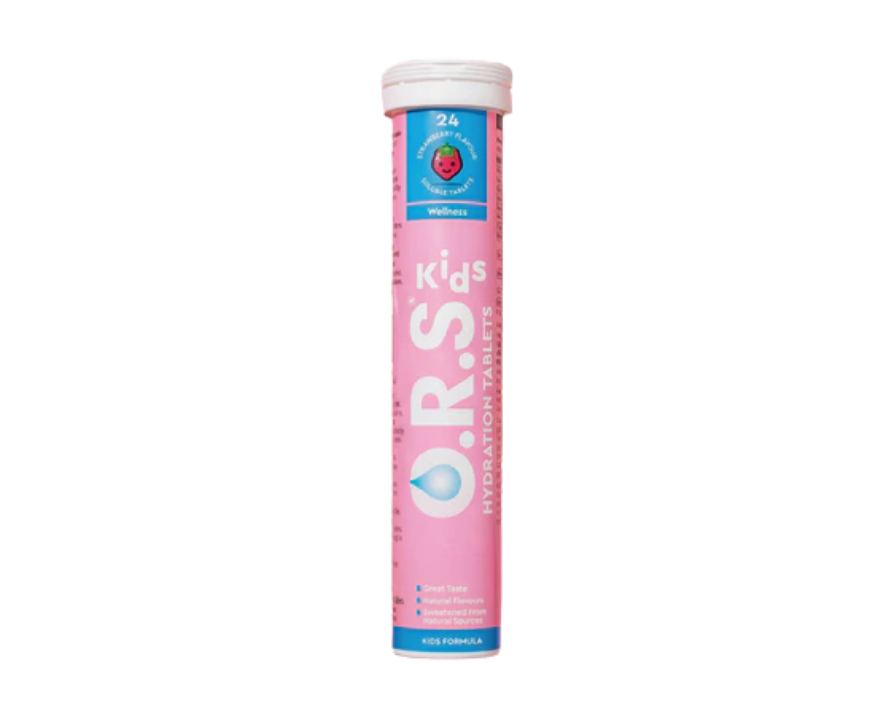 ORS Strawberry Electrolyte Tablets For Children (24)