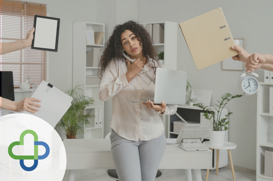 feature pic of woman stressed out