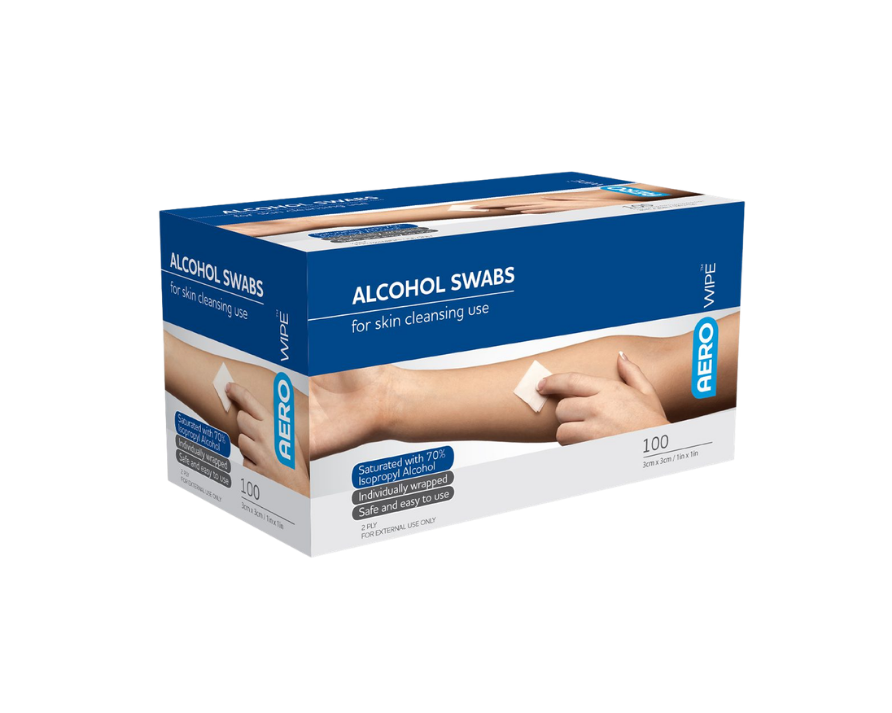 100 Alcohol Swabs