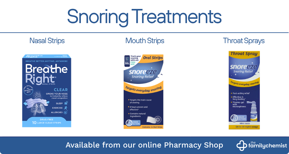 snoring treatments with The Family Chemist