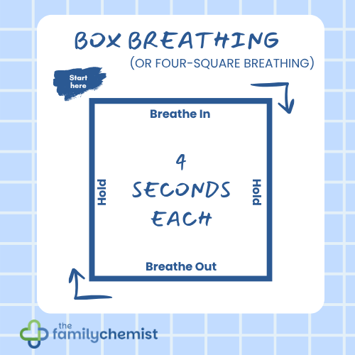 Square Breathing Brain Break Worksheet