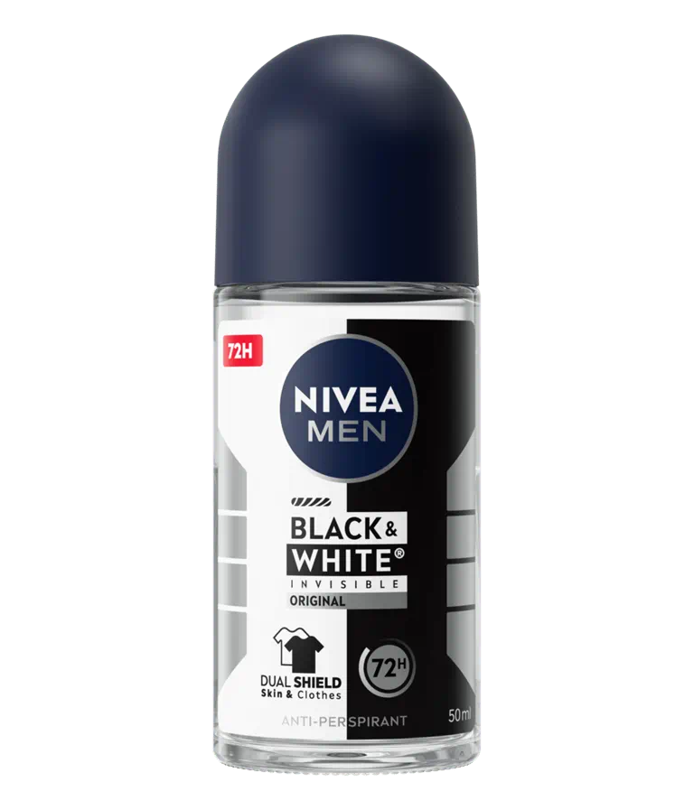 Nivea Men Anti Perspirant Deodorant Roll-On Black & White (50ml)