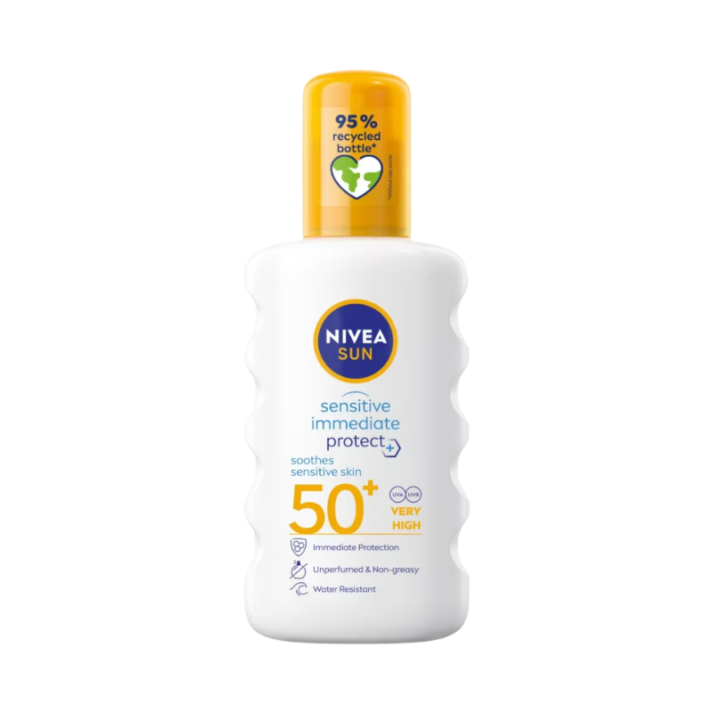 NIVEA SUN Sensitive Immediate Protect Sun Cream Lotion SPF50